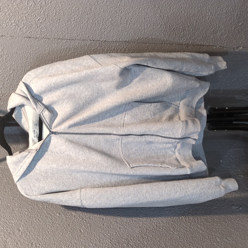 Men's grey hoodie